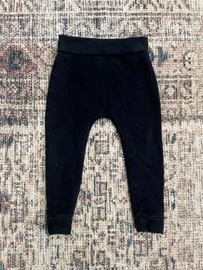 Cabin Fever Organic Cotton Black Pull-On Leggings with Elastic Waistband